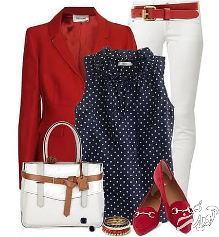 ست کردن با لباس خالدار,اصول ست کردن با لباس خالدار,پوشیدن لباس خالدار